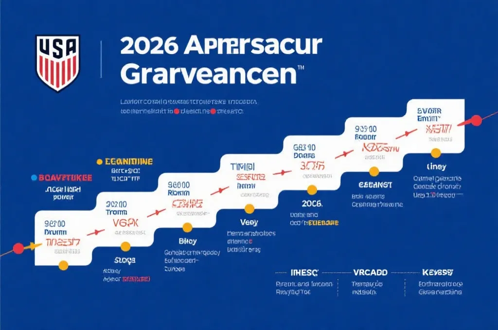 2026世界杯球队美国赛程表：从小组赛到淘汰赛，这份本土作战攻略请直接收藏